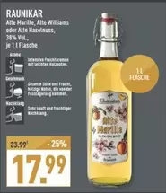 Alte Marille, Alte Williams oder Alte Haselnuss