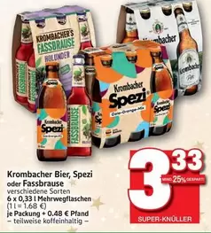 Krombacher - Bier, Spezi oder Fassbrause