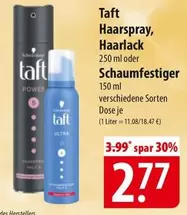 Haarspray, Haarlack oder Schaumfestiger