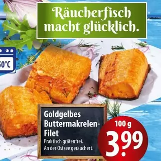 Buttermakrelen-Filet