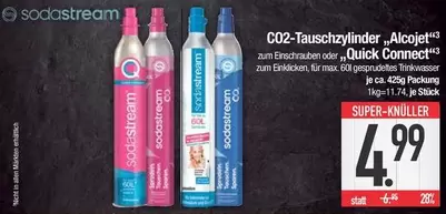 Sodastream - CO2-Tauschzylinder „Alcojet“, Quick Connect
