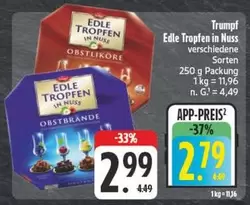 Edle Tropfen in Nuss