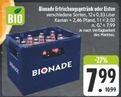 Bio - Erfrischungsgetränk oder Eistee
