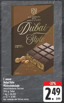 Dubai Style Milchschokolade