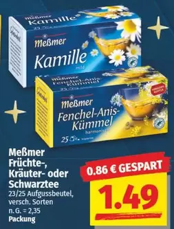 Früchte-, Kräuter- oder Schwarztee