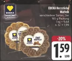 Herzstücke Waffeln