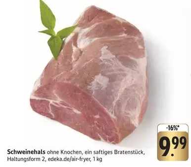 Schweinehals ohne Knochen