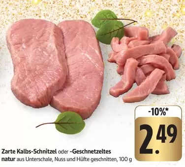 Kalbs-Schnitzel oder -Geschnetzeltes