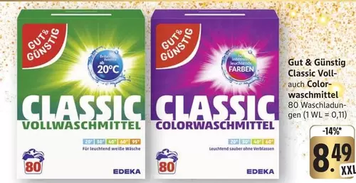 Classic Voll- auch Color-waschmittel