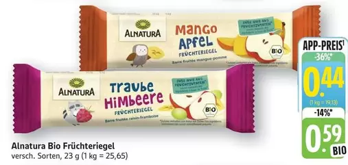 Bio - Früchteriegel