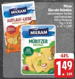 Käse oder Reibekäse