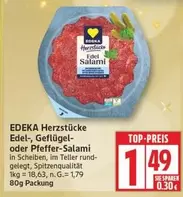 Edel-, Geflügel- oder Pfeffer-Salami