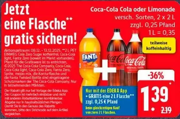 Coca Cola - Cola oder Limonade
