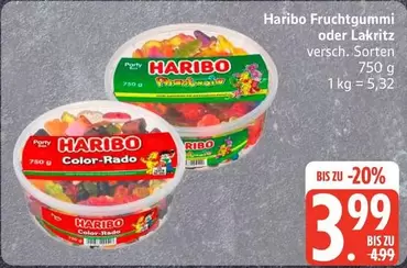 Haribo - Fruchtgummi oder Lakritz