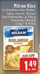 Käse in Scheiben oder Reibekäse