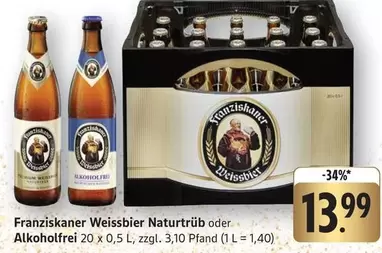 Weissbier Naturtrüb oder Alkoholfrei