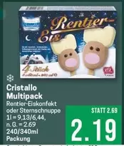 Multipack Rentier-Eiskonfekt oder Sternschnuppe