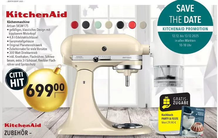 Kitchenaid - Küchenmaschine Artisan 5KSM175
