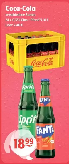 Coca-Cola - Verschiedene Sorten