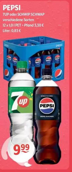 Pepsi - 7UP Oder Schwip Schwip Verschiedene Sorten