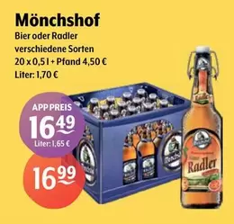Mönchshof - Bier Oder Radler