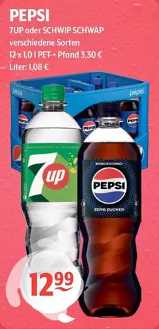 Pepsi - 7UP Oder Schwip Schwap Verschiedene Sorten