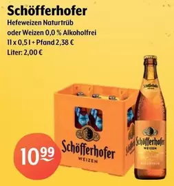 Schöfferhofer - Hefeweizen Naturtrüb Oder Weizen 0,0% Alkoholfrei