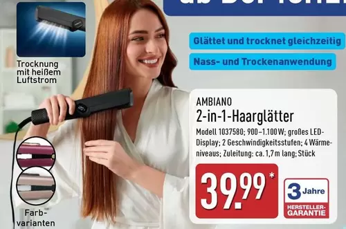 2-in-1-Haarglätter
