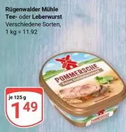 Tee- oder Leberwurst