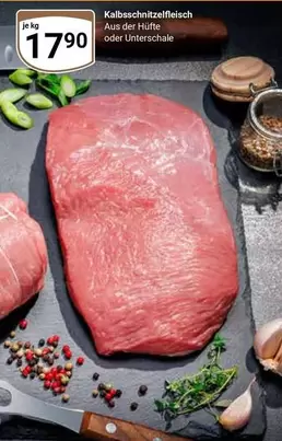 Kalbsschnitzelfleisch