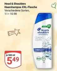 head & Shoulders - Haarshampoo XXL-Flasche