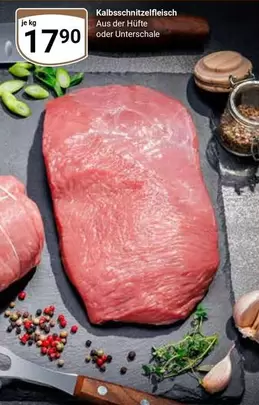 Kalbsschnitzelfleisch