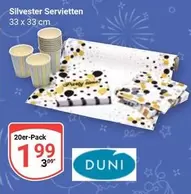 Silvester Servietten