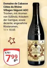 AOC - Côtes du Rhône Villages Séguret