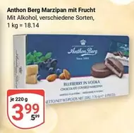 Berg - Marzipan mit Frucht