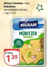 Scheiben- oder Reibekäse