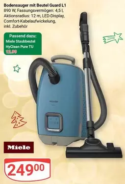 Miele - Bodensauger mit Beutel Guard L1