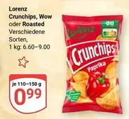 Crunchips, Wow oder Roasted