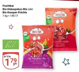 Bio-Hokuspokus-Mix oder Bio-Knusper-Früchte