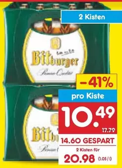 Bitburger - 2 Kisten