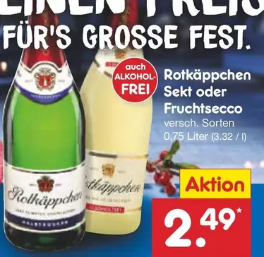 Fest - Sekt oder Fruchtsecco