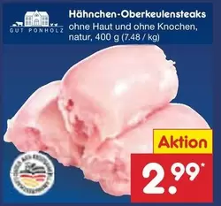 Hähnchen-Oberkeulensteaks