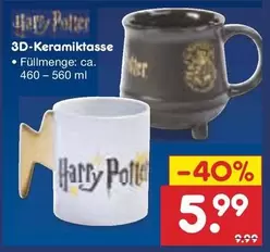 Harry Potter - 3D-Keramiktasse