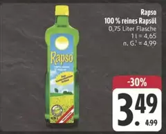 100% reines Rapsöl