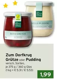 Grütze oder Pudding