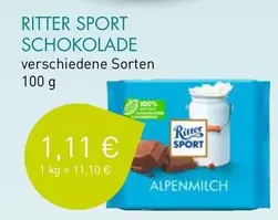 Ritter - SCHOKOLADE