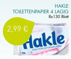 TOILETTENPAPIER 4 LAGIG
