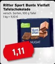 Ritter - Bunte Vielfalt Tafelschokolade