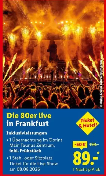 Die 80er live in Frankfurt