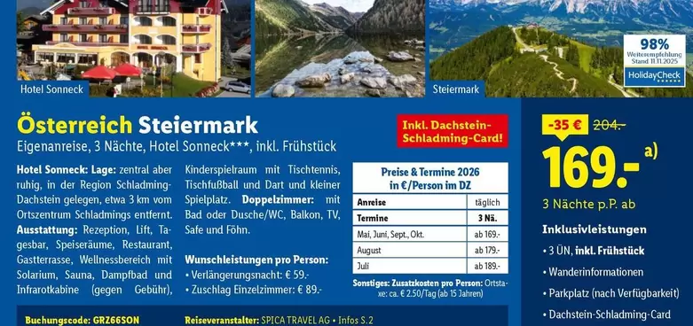 Dart - Hotel Sonneck